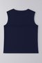 Men's Ship Printed 100% Cotton Sleeveless T-Shirt with Crew Neck Pattern - 3