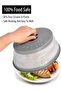 Collapsible Microwave Cover (10.5") – BPA-Free, Vented, Dishwasher Safe, Doubles as Colander