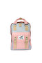 Cats USB Port Backpack Pink - 4