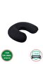 Visco Neck Pillow Orthopedic Visco Travel Neck Pillow Black - 2