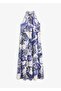 Women's Plus Size White, Floral Print Dress 65N38980 - 3