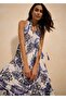 Women's Plus Size White, Floral Print Dress 65N38980 - 8