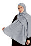 Monogram Checkerboard Pattern Shawl - Gray