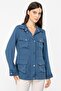 Trench Coat with Snap Button Details - 3