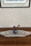 Cream Color Venice Model Dry Runner Special Embroidered Cream (115X35Cm) - 2