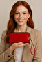 Red Wallet Portfolio & Clutch Makeup Bag Inside the Bag