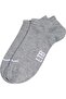 Pack of 2 Std Basic Gray Classic Socks