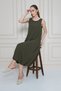 Women's New Season Khaki Skirt Elastic Sleeveless Airobin Wear-Remove Daily Comfortable Summer Dress 700-3657286 - 3