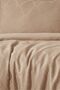 Tivoli Jacquard 100% Cotton Satin Double Duvet Cover Set - Diamond - Cappuccino - 200X220 cm - 2