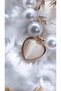 Heart White Mother of Pearl Figured Lacquer Coated Pearl Necklace - 8