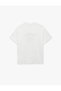 Cotton Crew Neck Short Sleeve Sardine Printed Oversize T-Shirt - 4