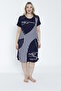 Women's Plus Size Cotton Stretch Fabric Dress 5410 - 2