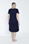 Women's Plus Size Cotton Stretch Fabric Dress 5410 - 7