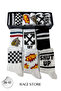 6 Pack Mixed Pattern Unisex College Socks