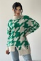 Women's Knitwear Fabric Turtleneck Asymmetrical Cut Oversize Sweater 193