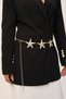 Star Gold Detailed Women's Waist Chain Waist Belt, Dress Belt, Skirt Belt, Trouser Belt - 3