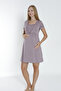 Women's Viscose Combed Fabric Nursing Featured Maternity and Maternity Nightgown 13280 - 5
