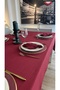 Royal Şarabi Burgundy Tablecloth (Napkins Not Included) - 5
