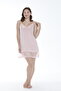 Women's Viscose Fabric Adjustable Rope Strap Lace Detailed Nightgown 18268 - 2