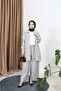 Zippered Linen Blend Suit