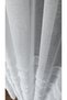 Ecru Linen Tulle Curtain with Fringe 1/3 Dense Pleats Wrinkle-Resistant Non-Ironing Skirt with Lead Detail - 5