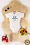 Unisex 100% Organic Cotton Father's Son Printed Short Sleeve Baby Bodysuit - 3