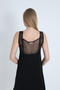 Women's Viscose Fabric Lace Strap Detailed Nightgown 10600 - 7
