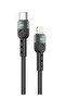 كيبل ايفون تايب سي نايلون 35W - 2
