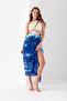 Palm Patterned Beach Pareo, Women's Pareo, Pareo, 100X200 cm - 4
