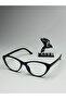 Love Cat Eye Angled Cateye Blue Light Filtered Blue Block Optical Compatible Glasses Can Be Changed - 2