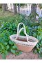 Jute Straw Beach Bag, Long Handle, Women's Shoulder Bag, Hand Bag, Jute Bag, Accessory, 26X12X45 - 4