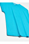 3504 Crew Neck Combed Cotton T-Shirt-Turquoise - 3