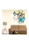 Bohemian Woman Portrait Modern Art Themed Decorative Wall Sticker - 4