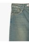 Low Waist Straight Leg Cotton Straight Washed Loose Jean Pants - Loose Straight Fit Jean - 7