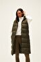 Wayfarer Vest Khaki Green Women's Puffer Vest - 5