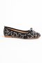 Daily Women's Ballerinas Oval Toe Bow Crocodile Comfortable Serrated Sole Ballerina Shoes 112 - 7