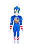 Children's Costume Sonic Muscular Costume for Ages 3-10 - 3