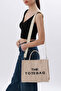Women's Cream Bag Long Strap Canvas Large Lined Inner Pocket Tote Bag Cross Hand and Shoulder Bag - 4