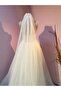 Off White Long Straight Soft Dream Tulle 2.5 Size Width 1.5 Meters Bridal Veil - 6