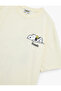 Comfortable Fit Short Sleeve Cotton Licensed Snoopy T-Shirt with Printed Back - 5