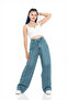 Children's 100% Cotton Wide Leg Loose Fitting Oversize Jeans