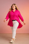 Women's Plus Size Comfortable Shirt - Fuchsia - 7