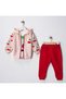 Cherry Embroidered Baby Girl Bottom and Top Set - 2