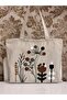 Beach & Daily Use Punch Zippered Linen Bag 1 Piece 42X34Cm Hanger 26cm - 2