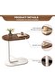Side Tables for Small Spaces，Sofa Side Table Small Coffee Table Anti-Rust Waterproof, End Tables - 6