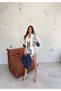 Women's Linen Sleeves Garbi Detailed Embroidered Cardigan New Season