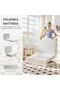 Premium Quality American Satin Quilted Medicated Folding 180 x 90 x 7cm White Mattress - 2