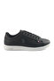 Women's Black Low-Top Sneakers - Bold Lace-Up Style for Striking Everyday Look