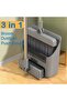 180º Rotating Broom and Dustpan Set Adjustable Long Handle With 2 Extra soft Combo Brush