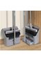 180º Rotating Broom and Dustpan Set Adjustable Long Handle With 2 Extra soft Combo Brush - 3